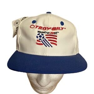 Vintage Troy Built USA World Cup 1994 90s Hat NEW SnapBack Soccer